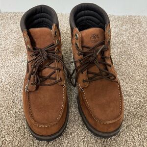 Boys Timberland Brown Leather Boots size 2.5
